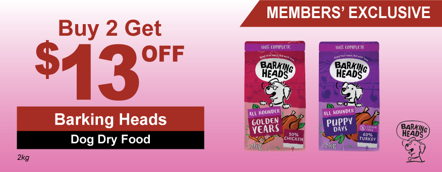 Barking Heads Dog Dry Food Promo